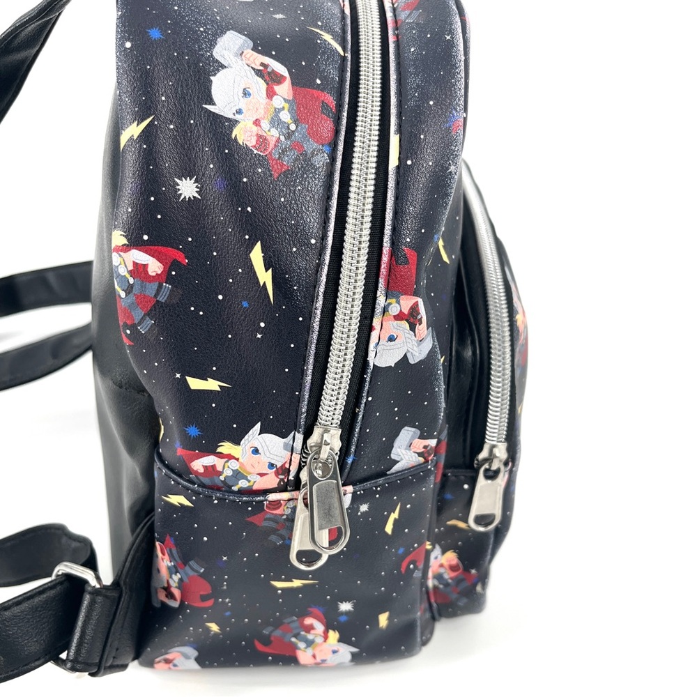 Loungefly Marvel Thor Chibi Galaxy Love and Thunder Mini Backpack - Picture 8 of 16